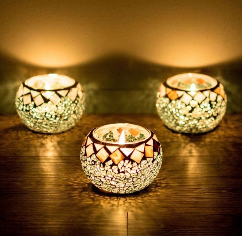 バリ島で購入した置物（ろうそく立て） バリ島で購入した置物（ろうそく立て）