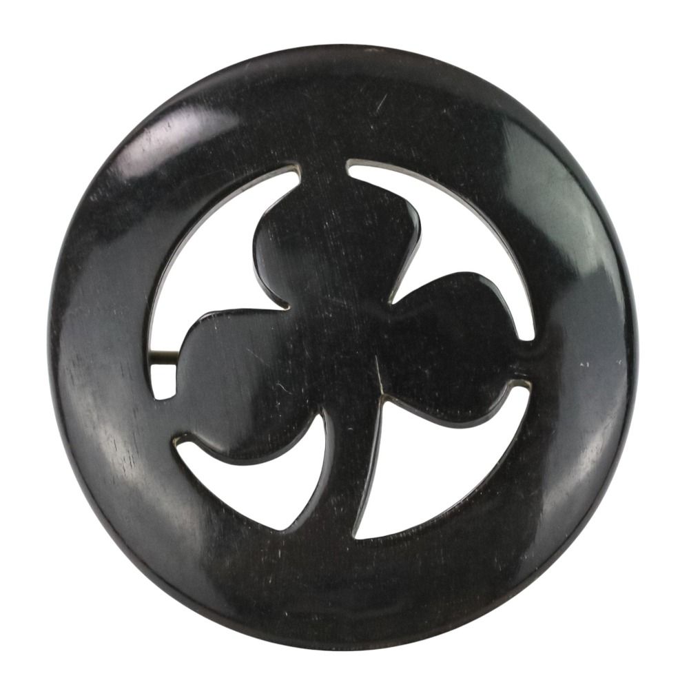 美品 mina perhonen ミナペルホネン clover クローバー サークル 水牛