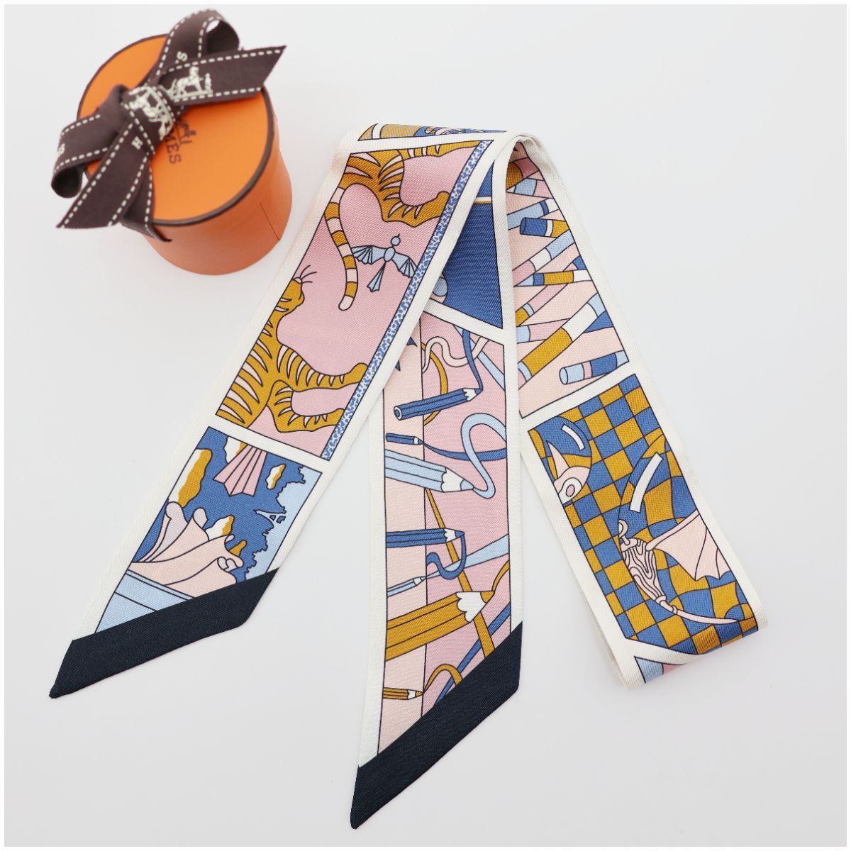HERMES エルメス ツイリー スカーフ「Factory Suite /ファクトリー 