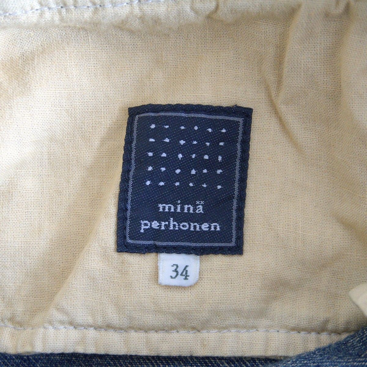 美品】mina perhonen【always ロールアップ デニムパンツ】34 ミナ  