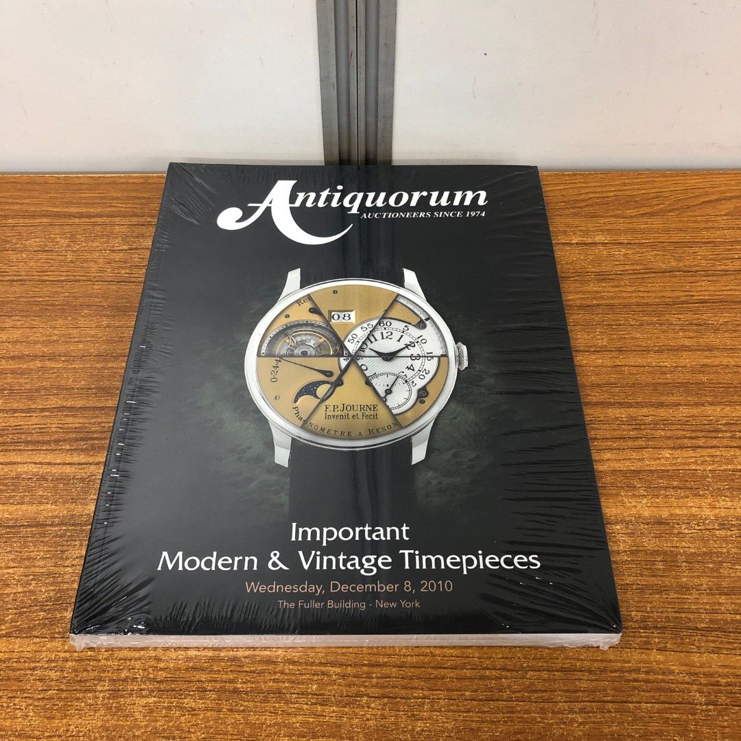 01)【同梱不可】【未開封】アンティコルム/antiquorum/Important Modern u0026 Vintage Timepieces/時計オークションカタログ/2010年/A