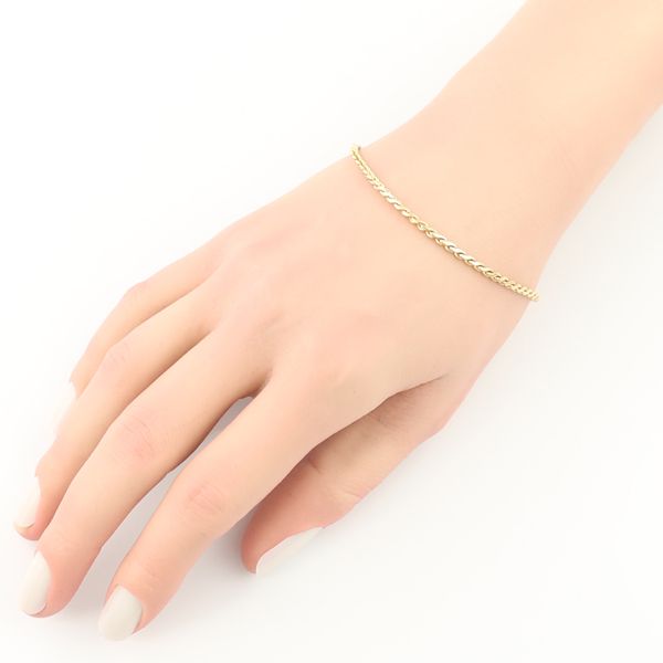 カルティエ ブレスレット ツイスト チェーン K18YG 保証書 #166239  