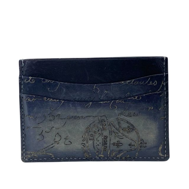 レザー ネイビー