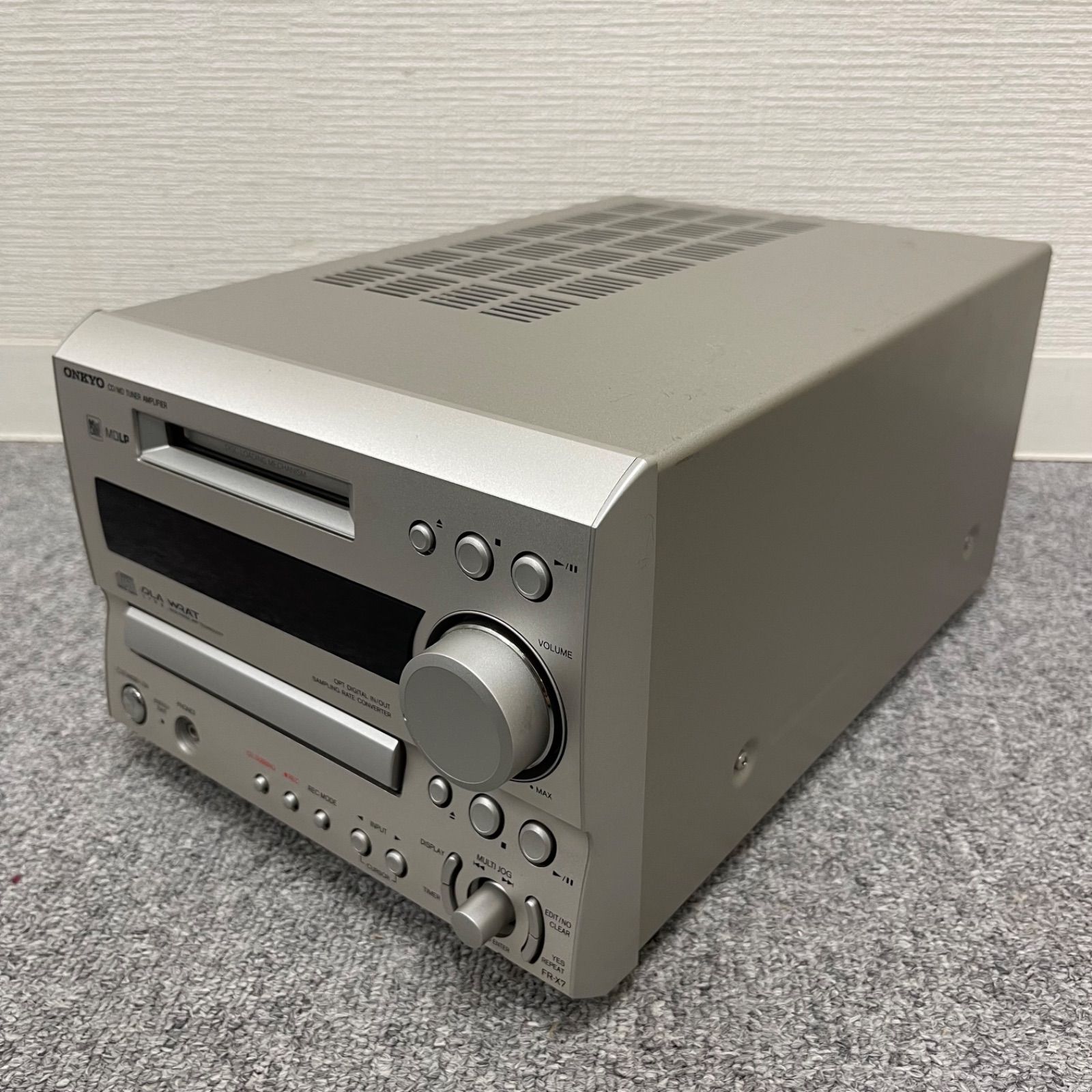 ONKYO ミニコンポ CD,MDチューナーアンプ スピーカー FR-X7A ONKYO