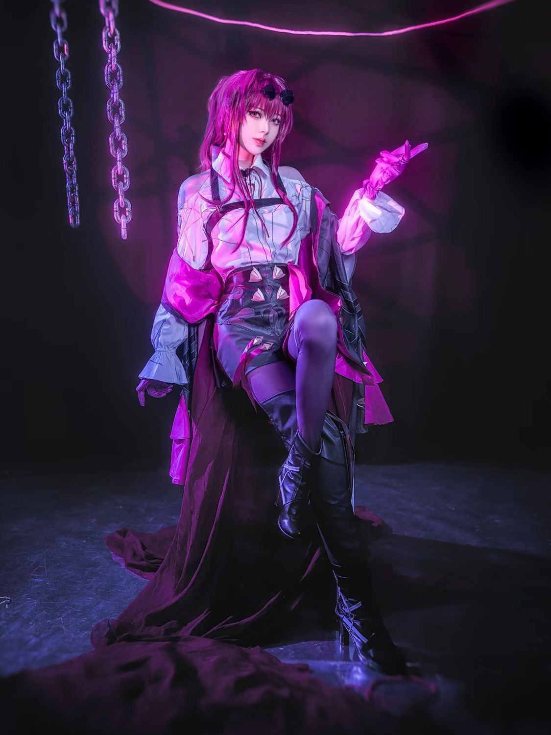 崩壊 スターレイル カフカ コスプレ衣装 刺繍入り御姐風 フルセット 二