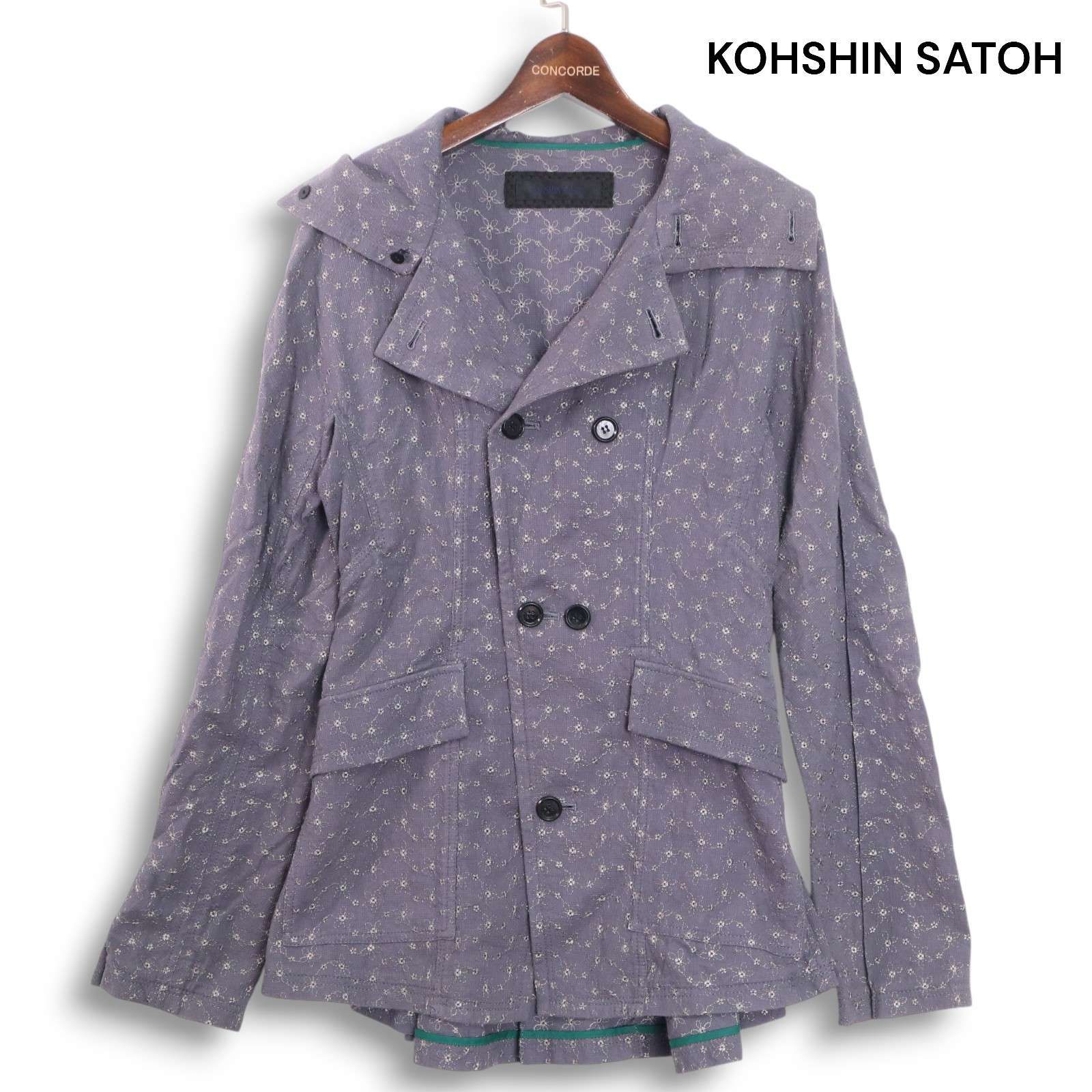 KOHSHIN SATOH 異素材の組み合わせデザインセットアップスーツ Beautiful Matching cloth‼︎ ⁡ 〜セットアップ〜 ⁡ ⁡ #louis