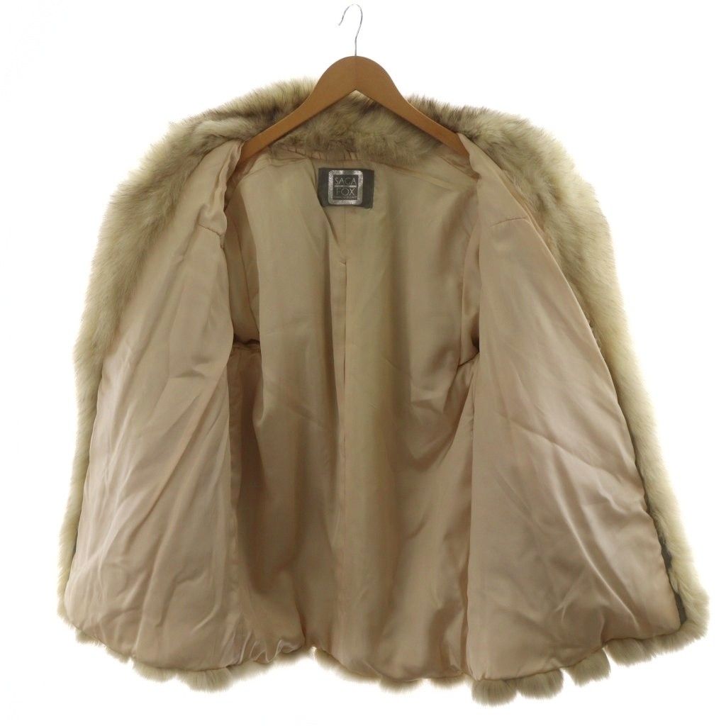 サガフォックス SAGA FOX ファーコート ジャケット 11号 ショート丈 サガフォックス SAGA FOX ファーコート ジャケット 11号 ショート丈