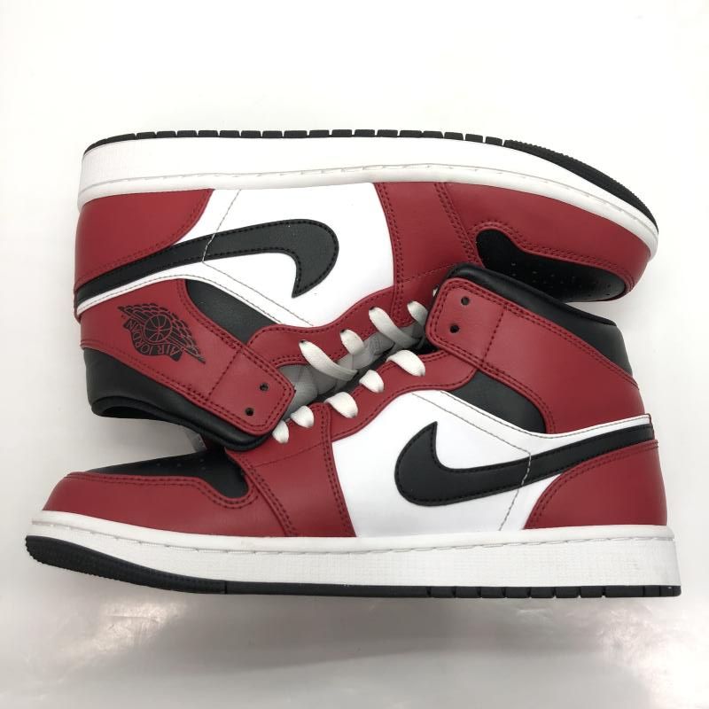 中古】NIKE AIR JORDAN 1 MID CHICAGO BLACK TOE サイズ27cm 中古】NIKE AIR JORDAN 1 MID CHICAGO BLACK TOE サイズ27cm
