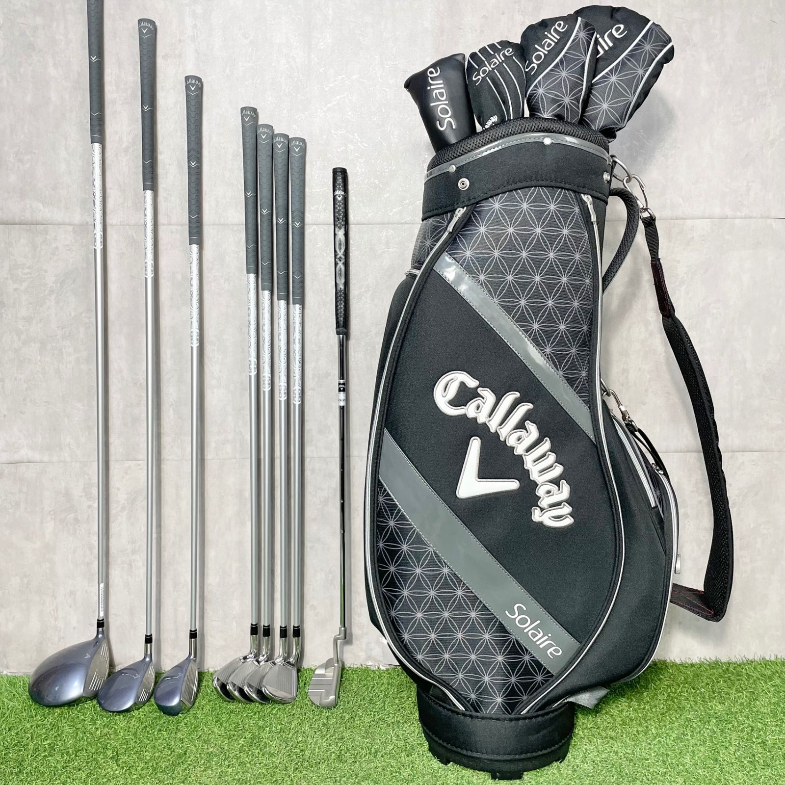 Callaway Solaire キャディバッグ 黒/グレー Callaway Solaire