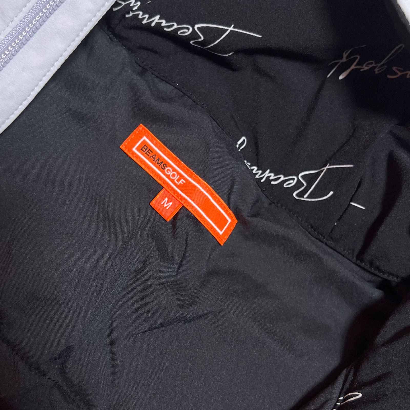 メンズ 美品 BEAMS GOLF 中綿 ベスト サイズM フルジップ 2022