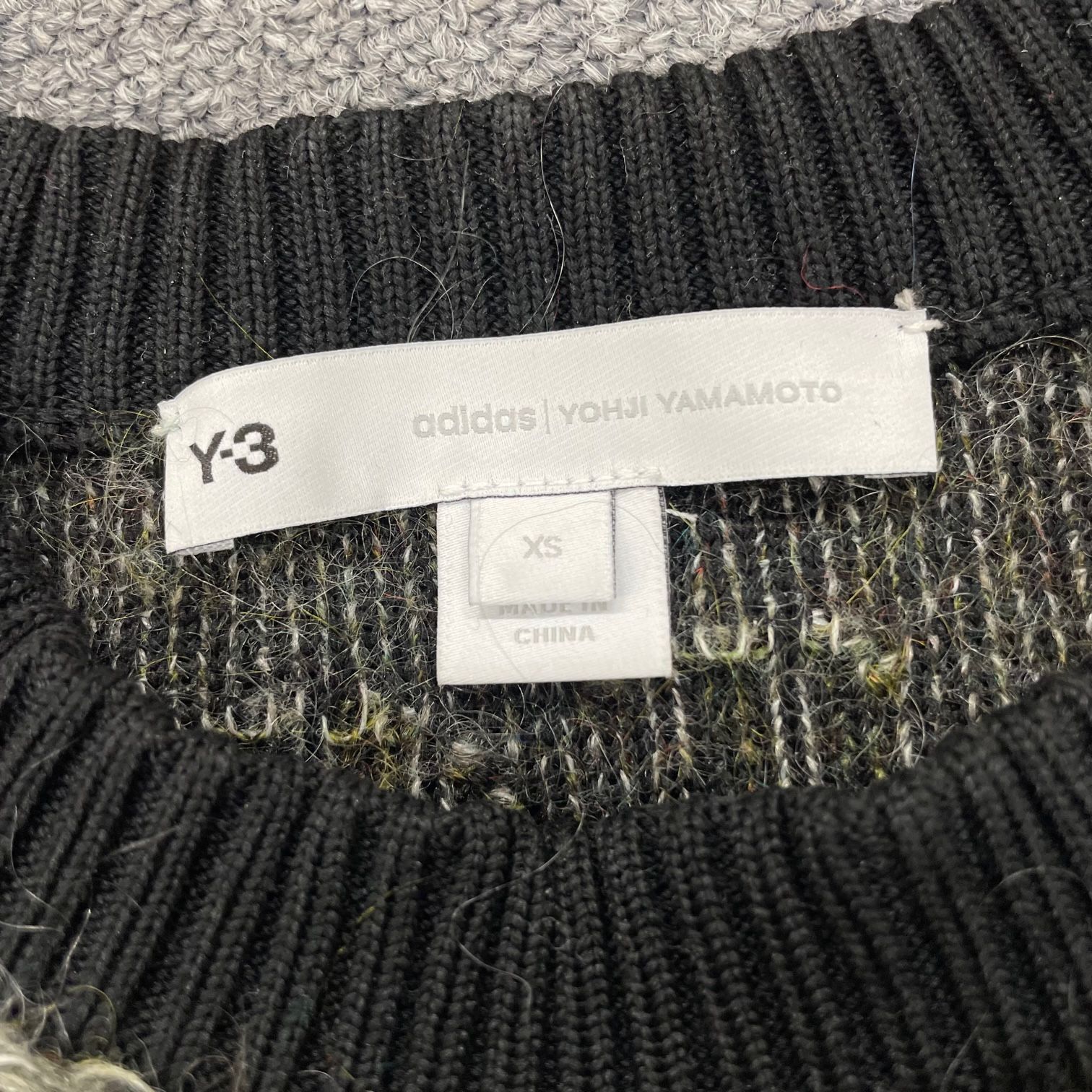 定価71500円 美品 Y-3 21AW Camo Knit Crew Sweatshirt カモ ニット クルーネック スウェット セーター  ワイスリー ヨウジヤマモト アディダス HB3331 XS