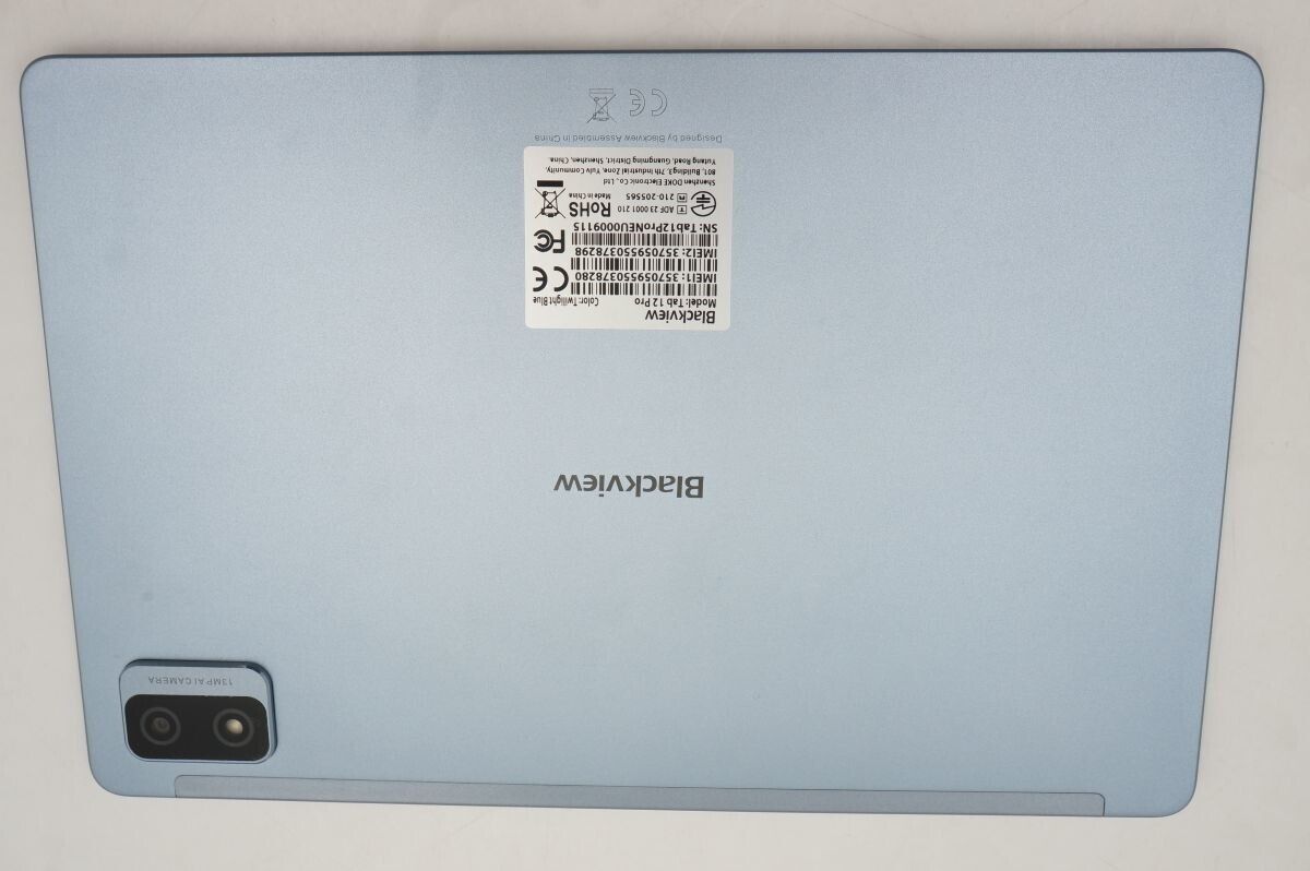 【全額返金保証】【最速発送】Blackview Tab 12 Pro 128GB SIMフリー /Androidタブレット【極美品・新品同様・良品】