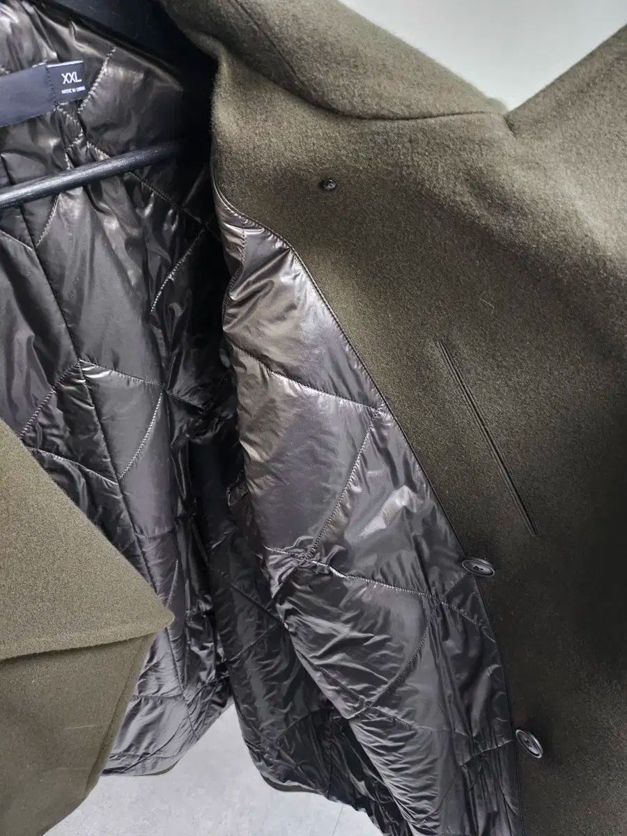 ユニクロ ジルサンダー コラボ ピーコート オリーブ カーキ xxl