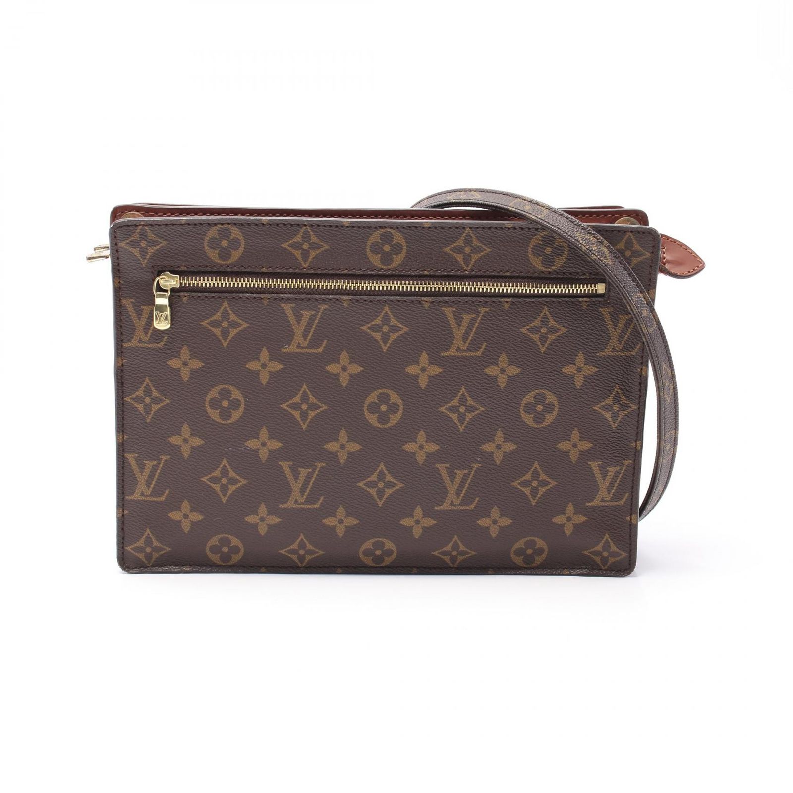 ルイ ヴィトン LOUIS VUITTON ショルダーバッグ アンギャン M51205 PVCコーティングキャンバス レザー アンギャン レディース Used B