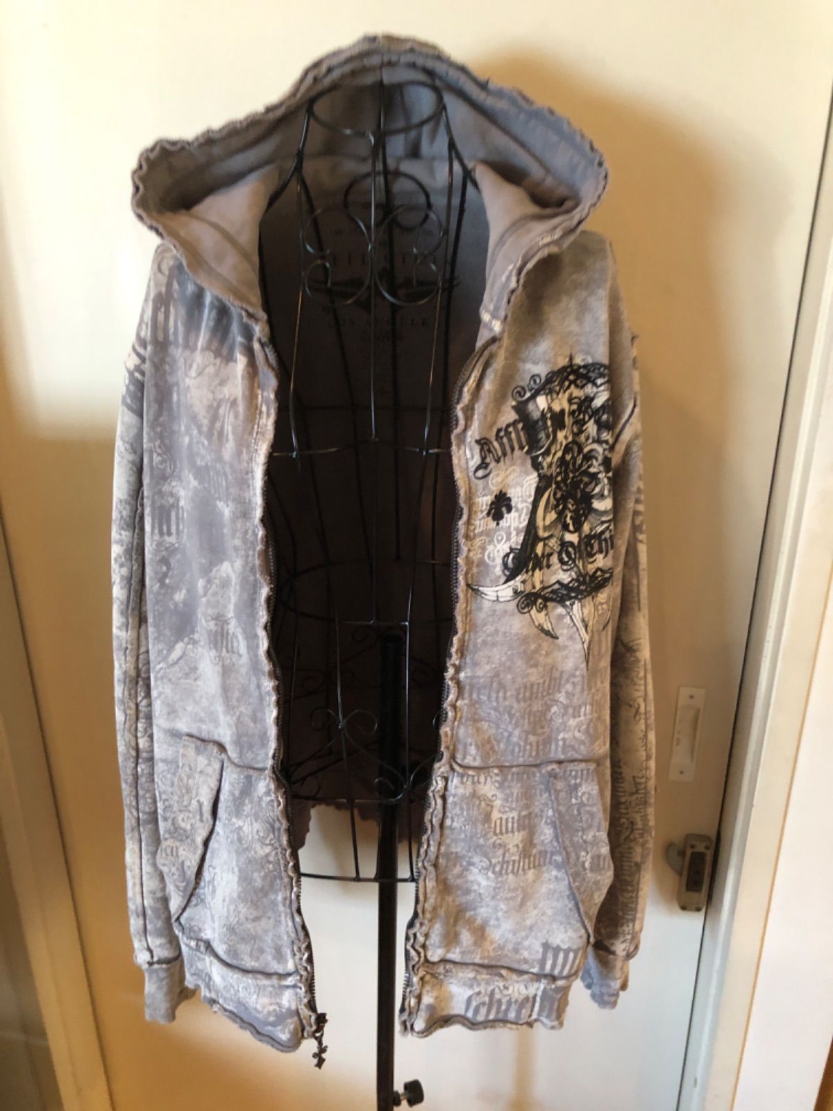 □No2923 Vintage clothes AFFLICTION/アフリクションの大人気ジップ 