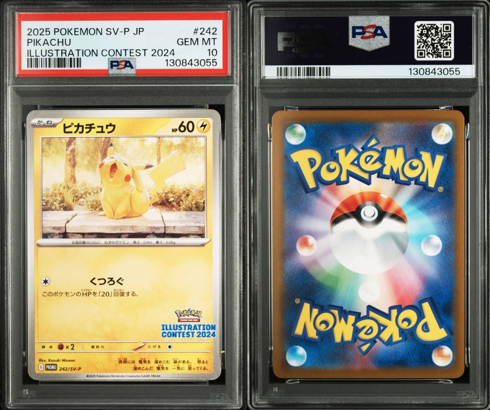 ポケモンカード ピカチュウ 242/SV-P イラストレーションコンテスト