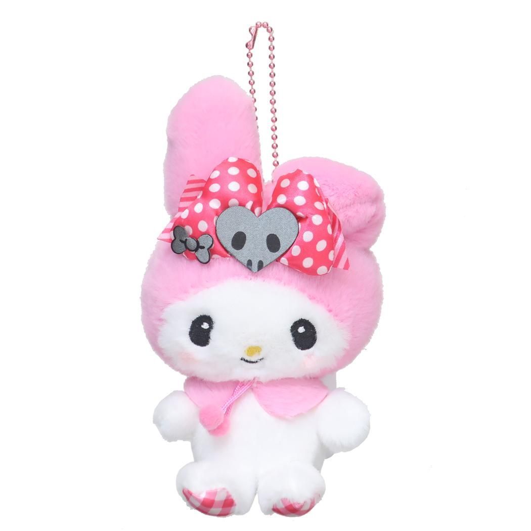 マイメロディ マスコット MC ミニぬいぐるみボールチェーン ピンクブラックパーティ サンリオ ナカジマ プレゼント キャラクター グッズ 