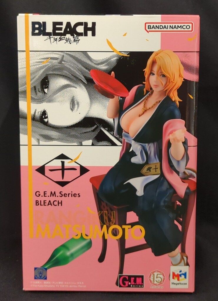 【新品】G.E.M. 松本乱菊 千年血戦 ver. BLEACH 千年血戦篇」より「松本乱菊」が“ほろ酔いver”で立体化