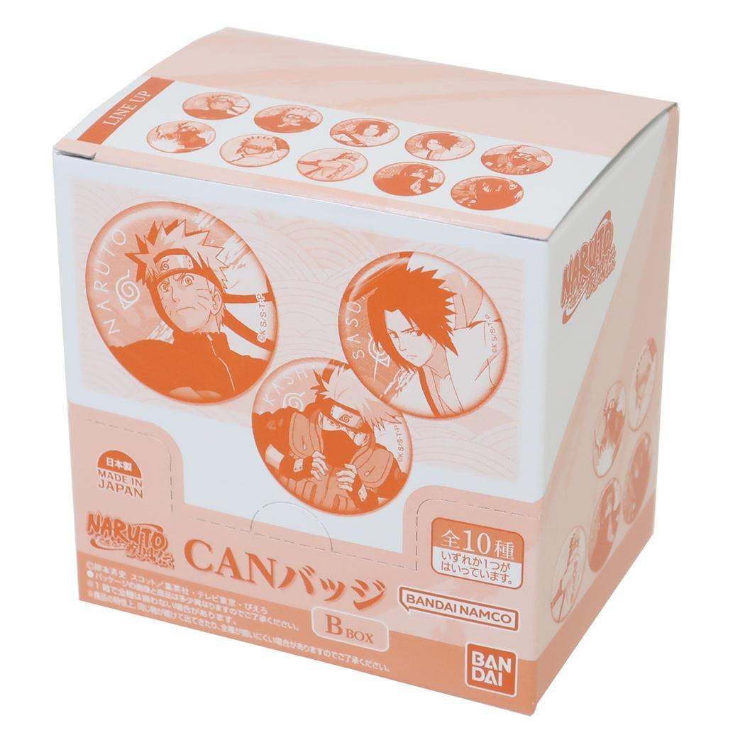 NARUTO疾風伝 缶バッジ CANバッジ 全10種 10個入セット B BOX 少年ジャンプ バンダイ コレクション雑貨 まとめ買い キャラクター グッズ 