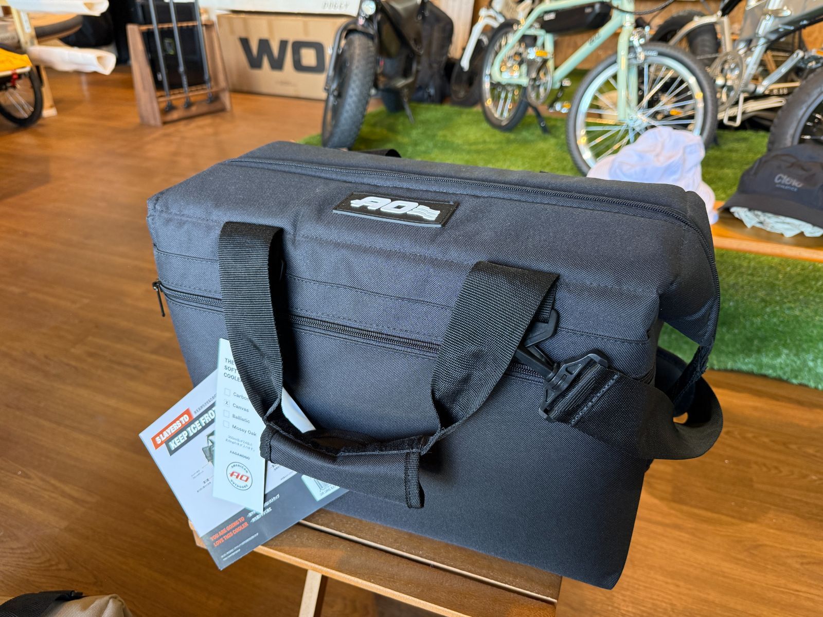 AO Coolers エーオークーラーズ クーラーバック 12パック キャンバス ソフトクーラー ブラック