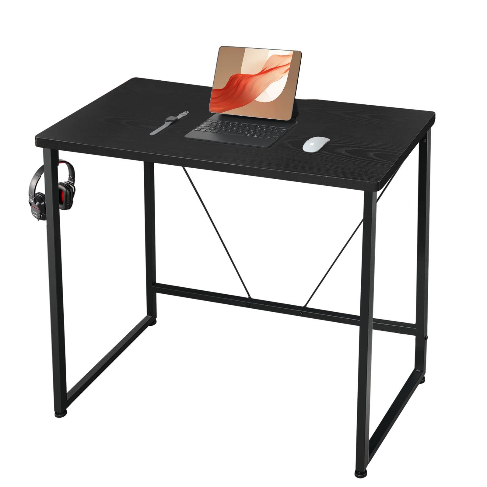 黑い 幅80*奥行40cm desk desk gaming ワークデスク 作業机 小さい 学習机 table パソコンラック 家具 一人暮らし ローテーブル コンパクト ゲーミング パソコンデスク 子 ゲーミングデスクスタンディングデスク 勉強机 pcデス