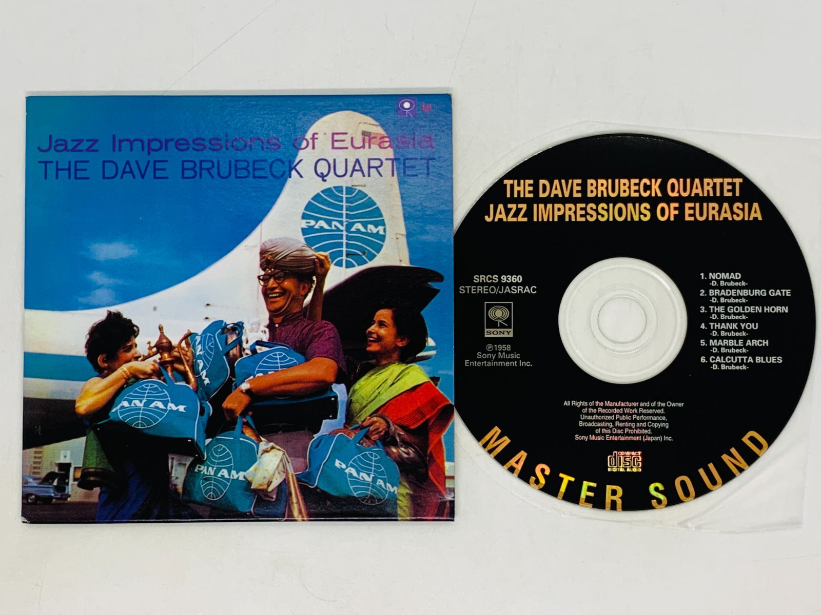 CD デイヴ・ブルーベック THE DAVE BRUBECK QUARTET ユーラシアの印象 