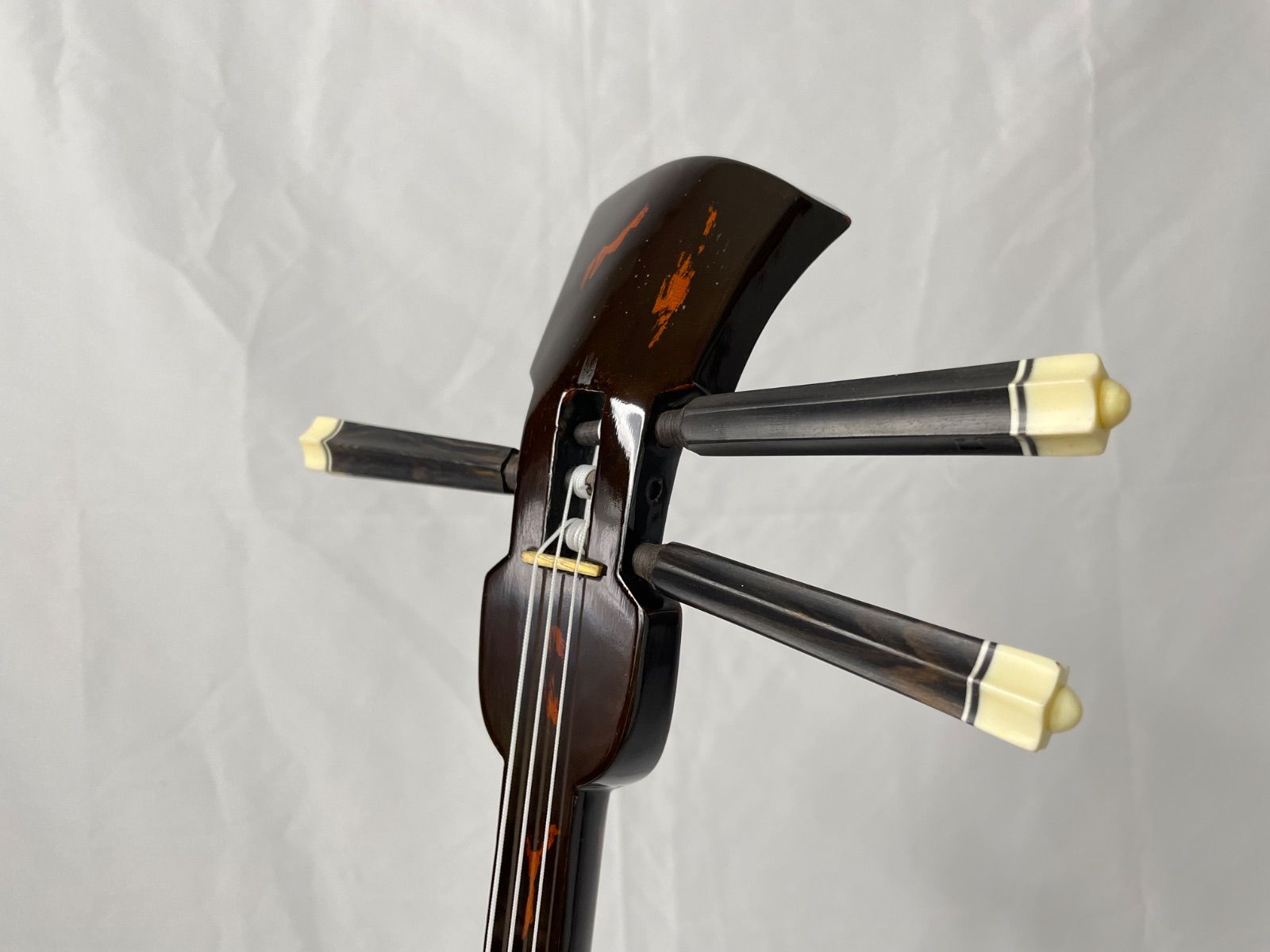 ビンテージ棹 人工皮三線 - メルカリ