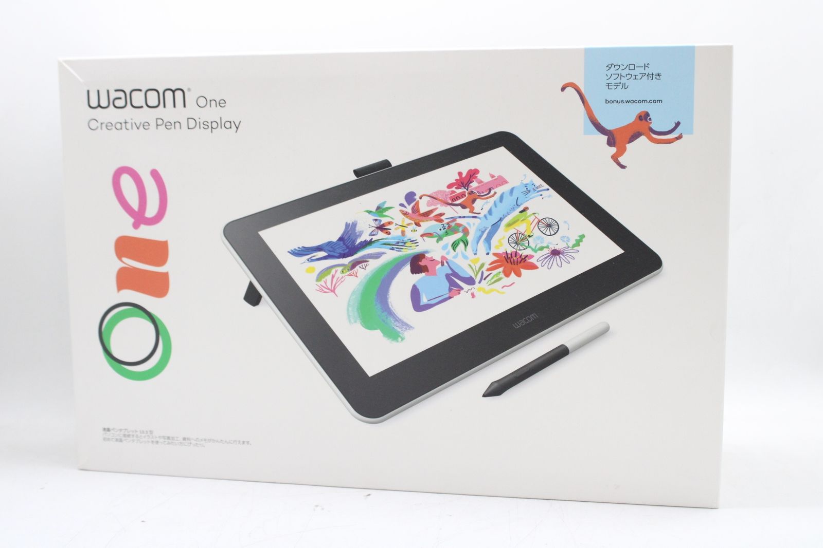 Wacom One クリエイティブペンディスプレイ 13型 アウトレット品 中古(A)] Wacom One 液晶ペンタブレット 13 touch DTH134W4D