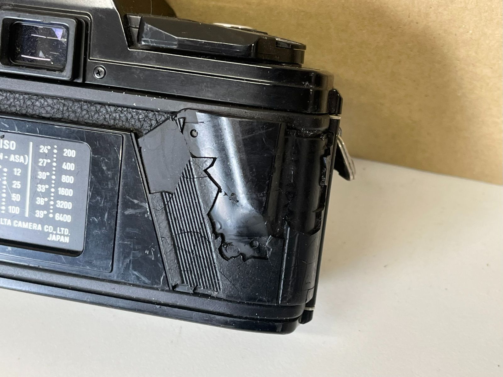 B-576 MINOLTA/ミノルタ 一眼レフ フィルムカメラ ブラック 動作未確認