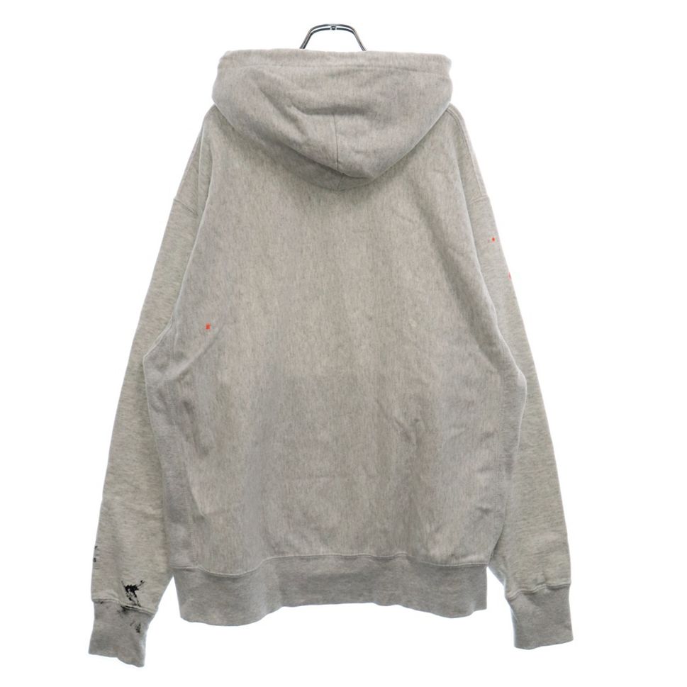 GALLERY DEPT. (ギャラリーデプト) Logo Paint Hoodie ロゴペイントフーディ スウェットプルオーバーパーカー ペンキ  ヴィンテージ加工 グレー - メルカリ