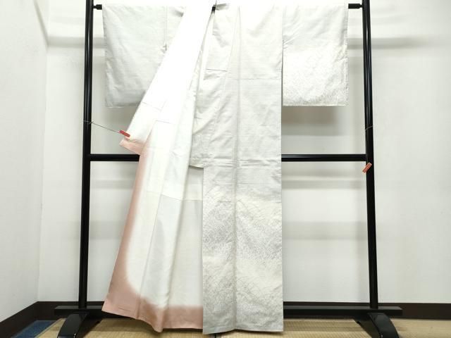 平和屋着物○訪問着 紬地 草木文 正絹 逸品 CAAX0808vf - メルカリ