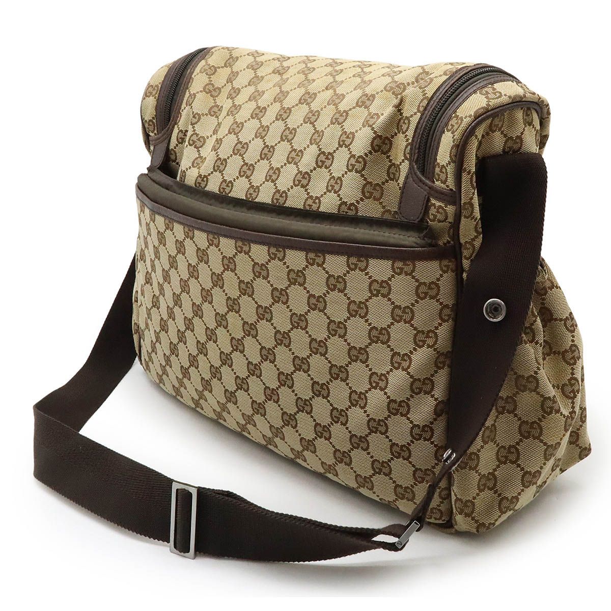 GUCCI グッチ GGキャンバス マザーズバッグ メッセンジャーバッグ