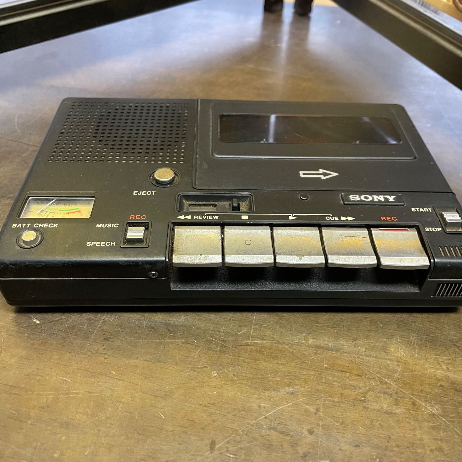 70年代ジャンク品] SONY TC-1100Bモノラルカセットレコーダー