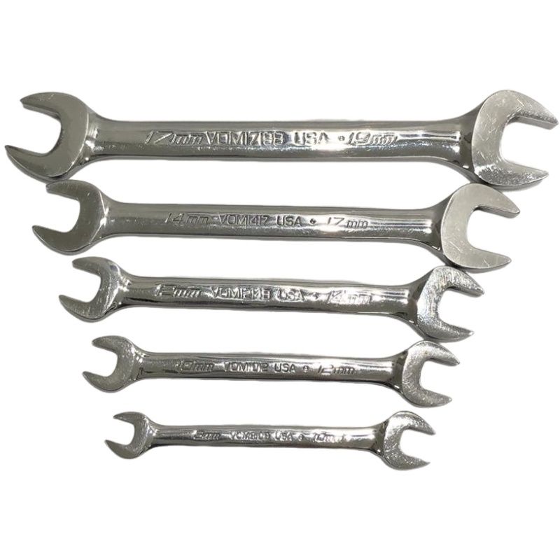 オープンエンドレンチ 5本セット Snap-on スナップオン VOM1719B VOM1417B VOM1214B VOM1012B VOM810B スパナ 工具 22507K107