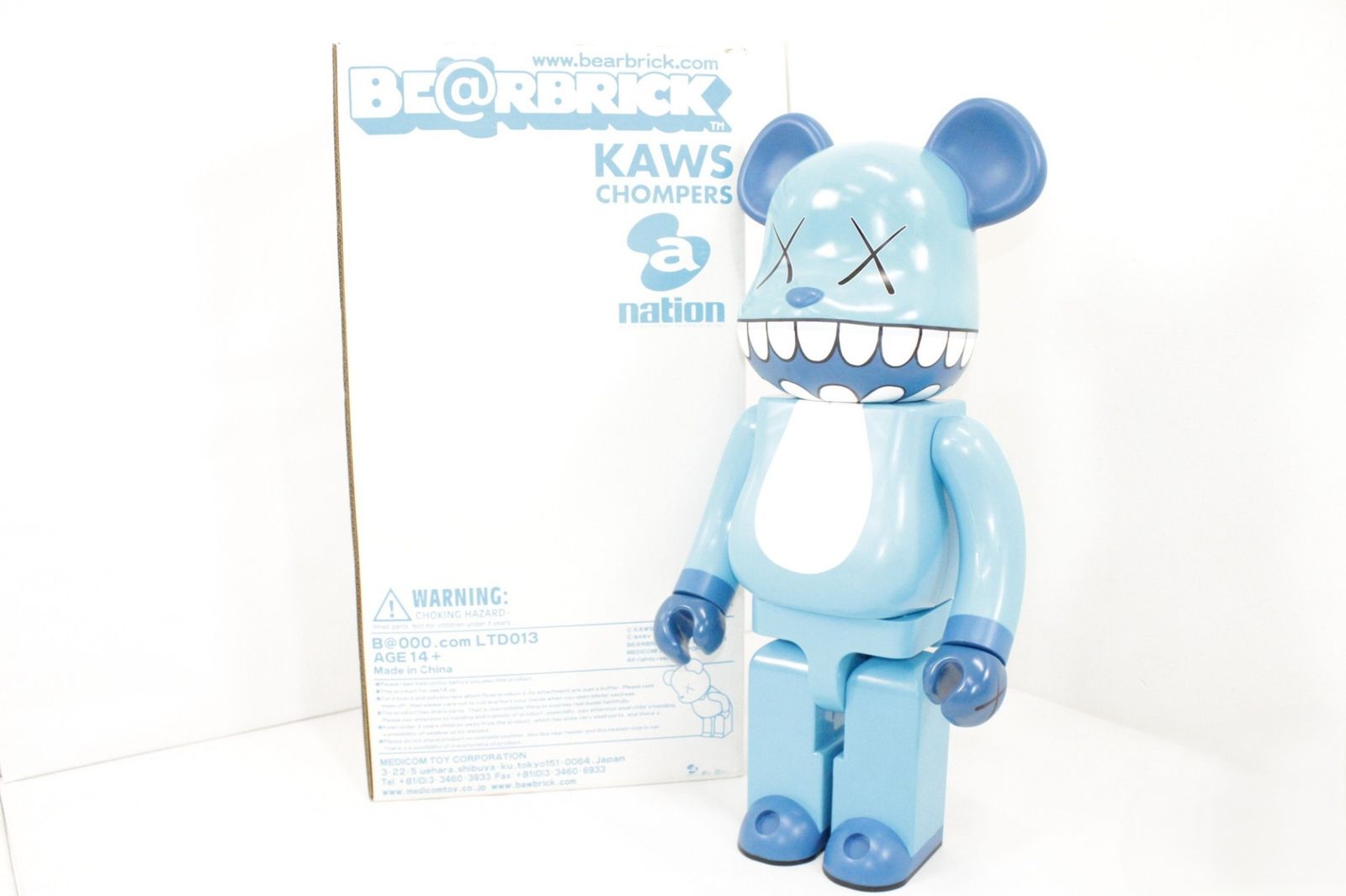 メディコムトイ ベアブリック a-nation with KAWS カウズ LTD013