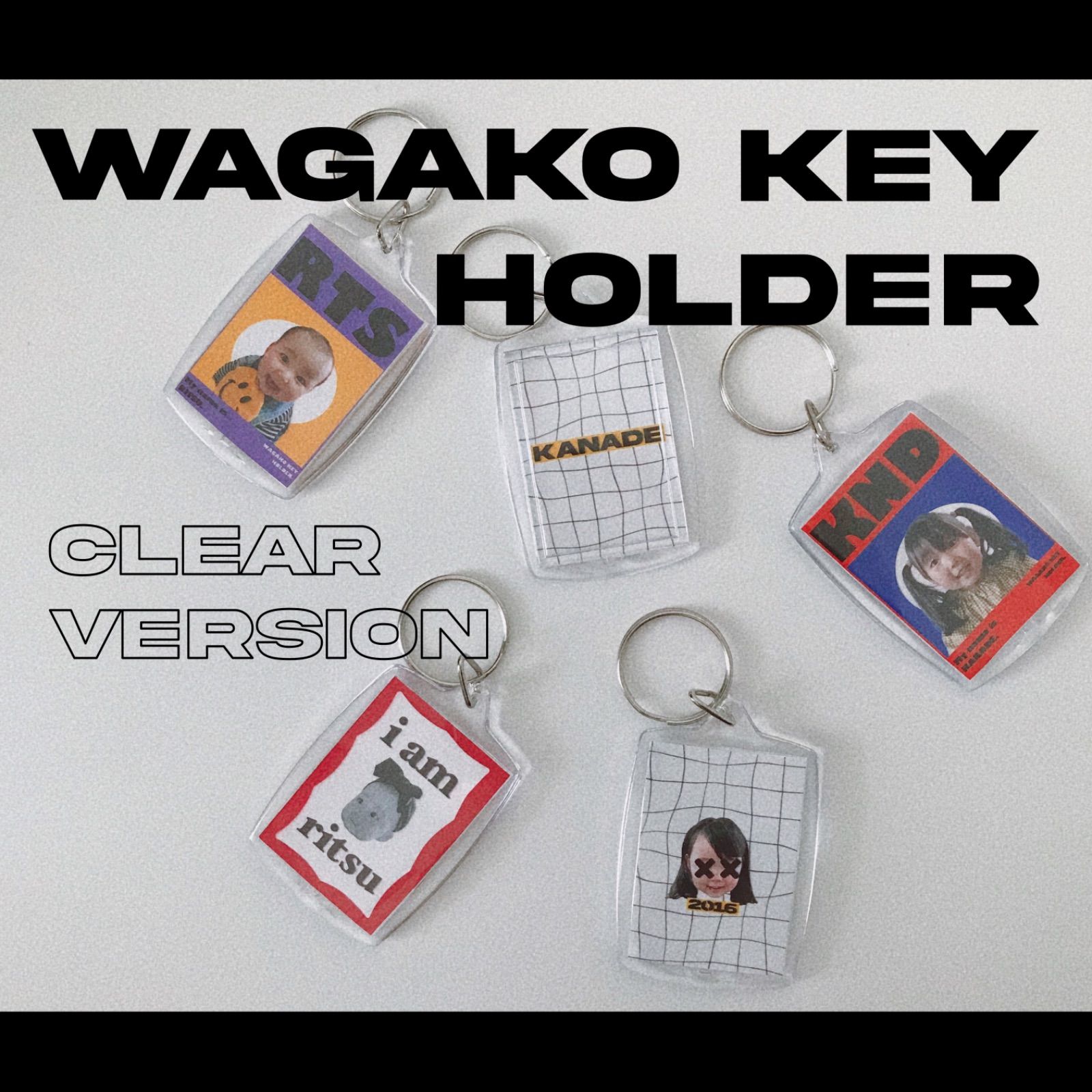 yuko yoshida 様専用】WAGAKO KEY HOLDER - WAGAKO OSHI GOODS - メルカリ