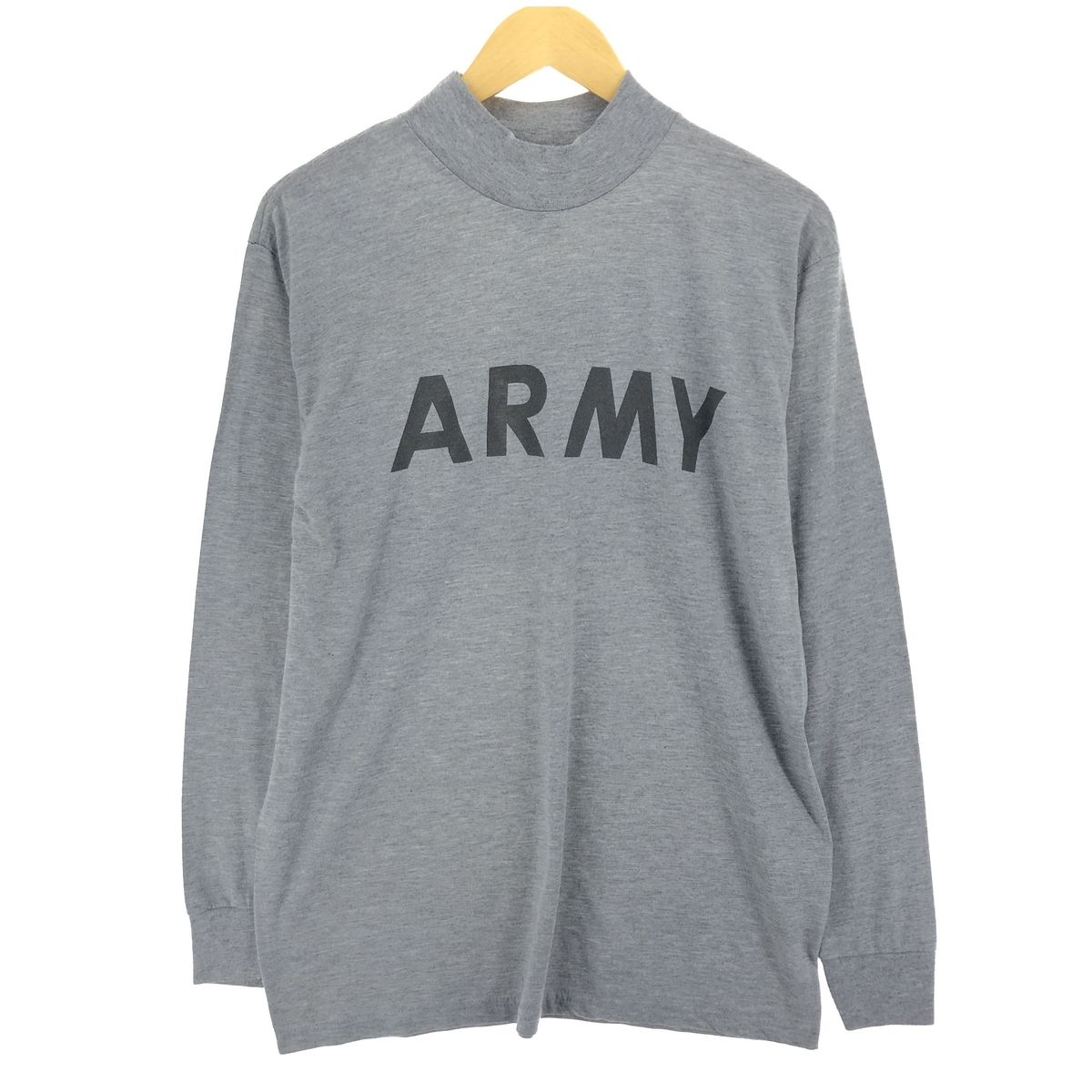 古着 U.S.ARMY IPFU モックネック ロングTシャツ ロンT USA製 メンズM相当/eaa465738