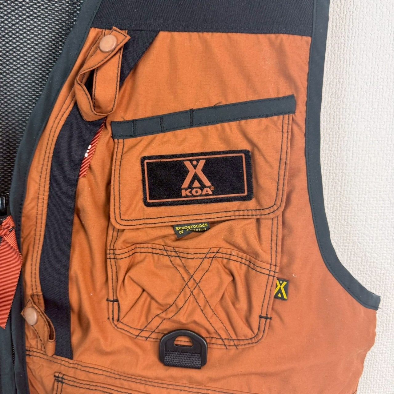 古着 大きいサイズ PRIMOS フルジップ ハンティングベスト