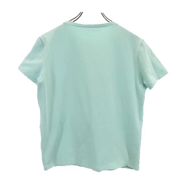 マックスマーラ プリント 半袖 Tシャツ L 水色系 MAX MARA ライン