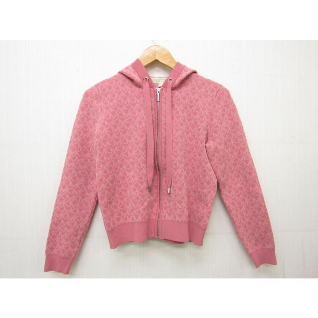 MICHAEL KORS マイケルコース Logo Jacquard Zip-up Hoodie