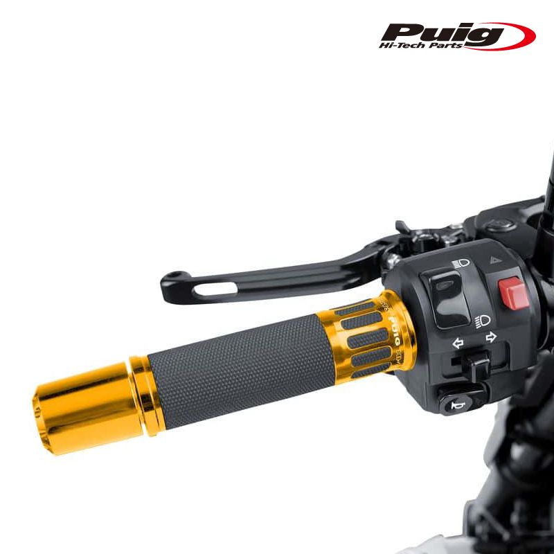 Puig 5879O HI-TECH RADIKAL GRIPS GOLD 119mm 汎用 プーチ ラディカル グリップ ハンドルバーエンド