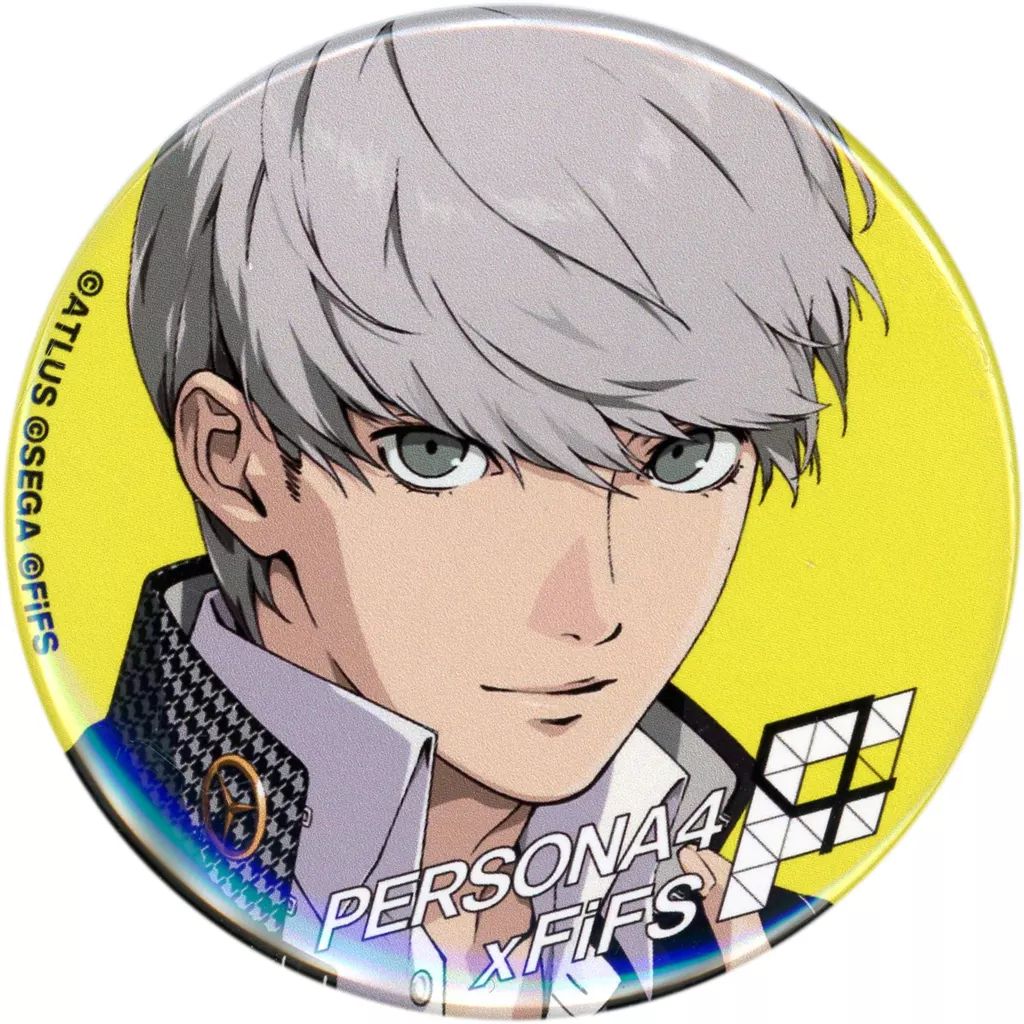 中古】バッジ・ビンズ 主人公(P4/背景カラー) 「ペルソナ3/4/5