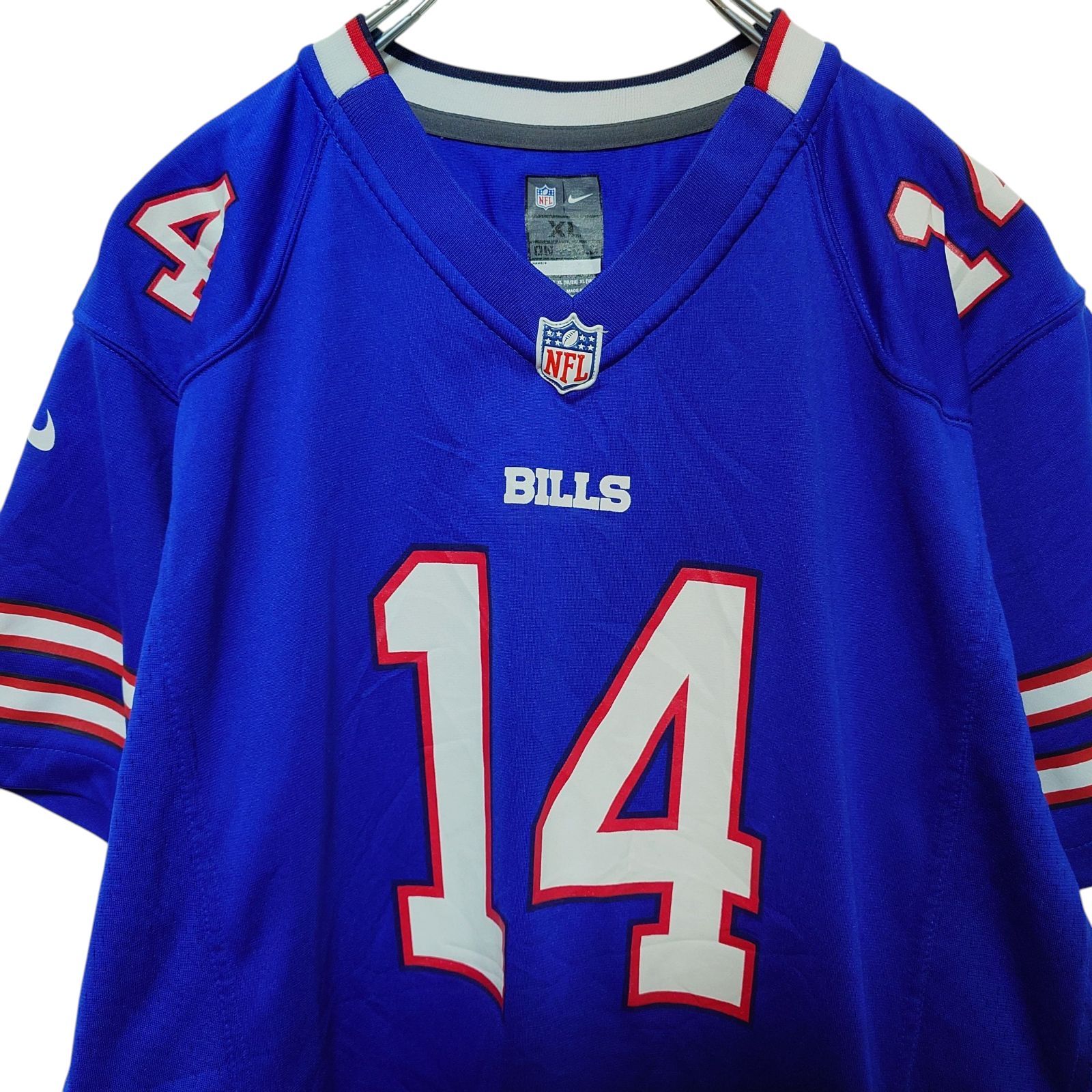 Vintage Champion Buffalo Bills on field practice White Mesh