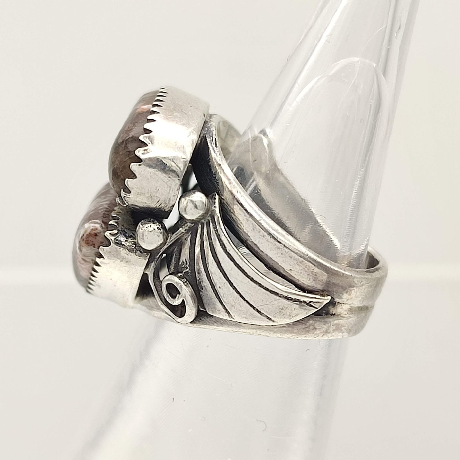 シルバーホース silverhorseシルバー925 フラワーデザインリング シルバー925 ホースシューリング 馬の蹄鉄 リング 指輪 925 馬蹄