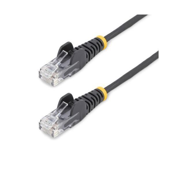 まとめ StarTech.com カテゴリ6 LANケーブル 細タイプ ツメ折れ防止 3m ブラック N6PAT300CMBKS1本 ×3セット