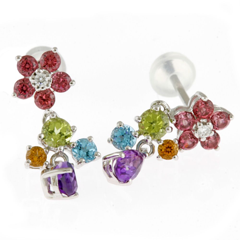 美品 ポンテヴェキオ k18 WG フープピアス750 PV 売り切り価格 美品