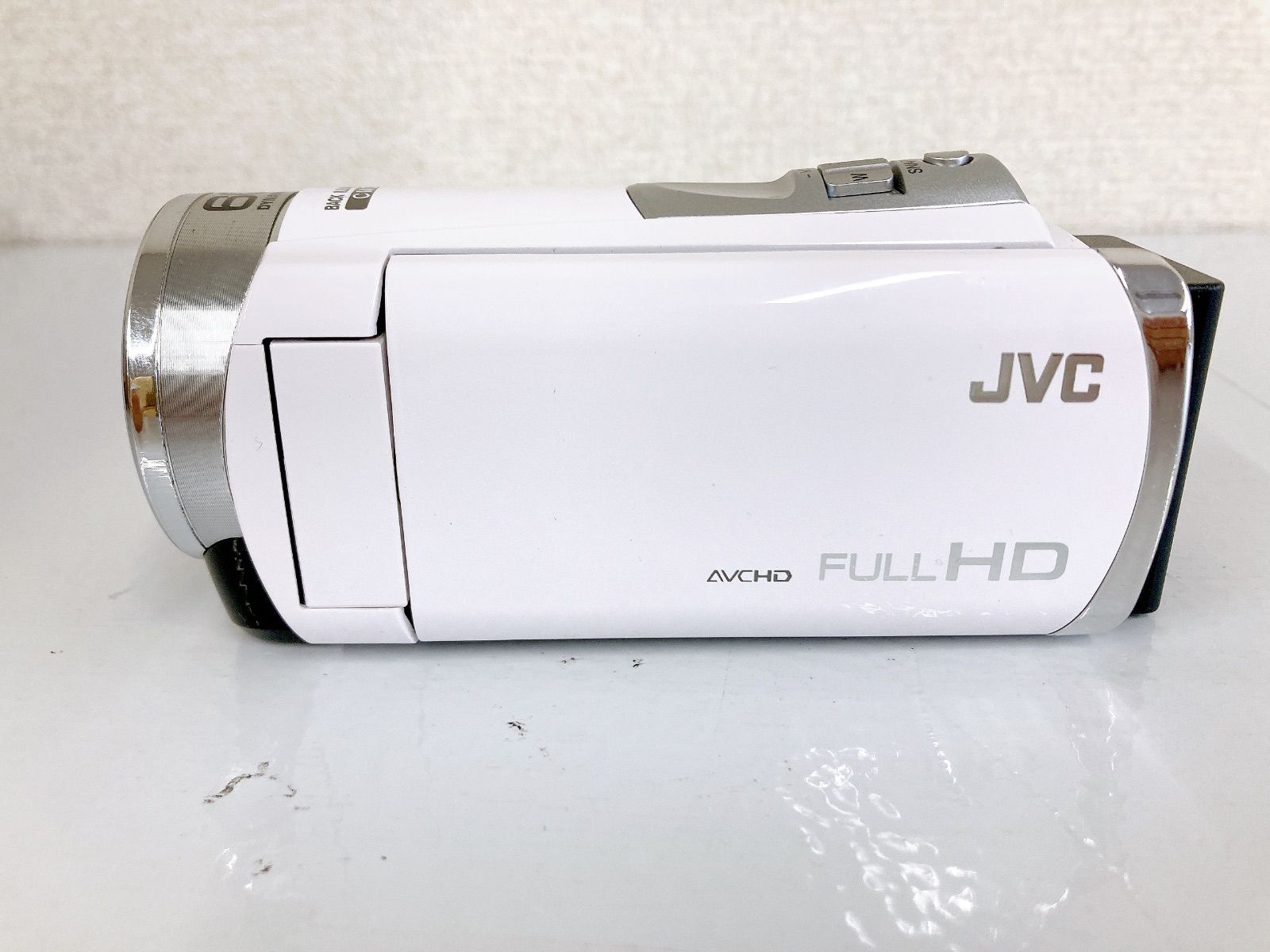 JVC ケンウッド Everio ビデオカメラ GZ-HM155-W ホワイト