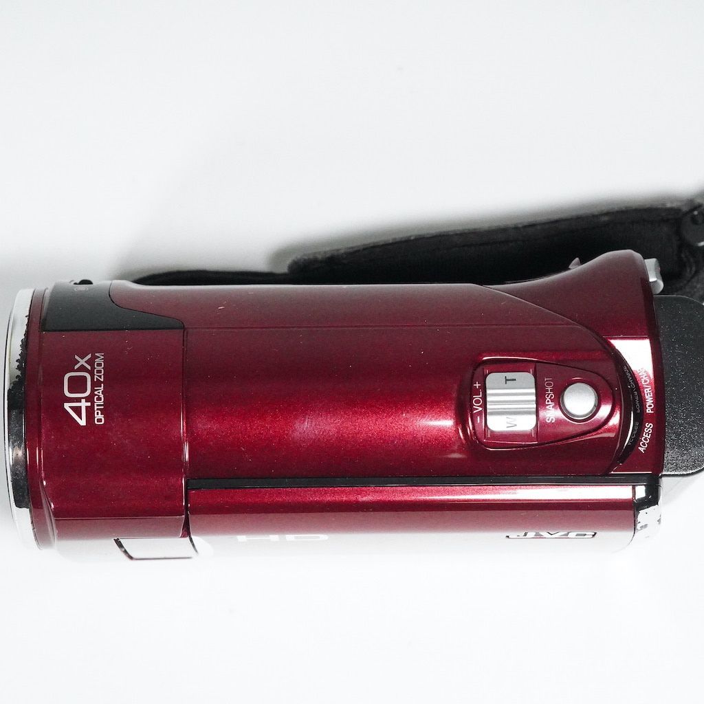値下★JVC Victor Everio GZ-HM460-R レッド 元箱あり JVC Victor Everio GZ-HM460-R レッド 元箱 動作OK 1週間保証