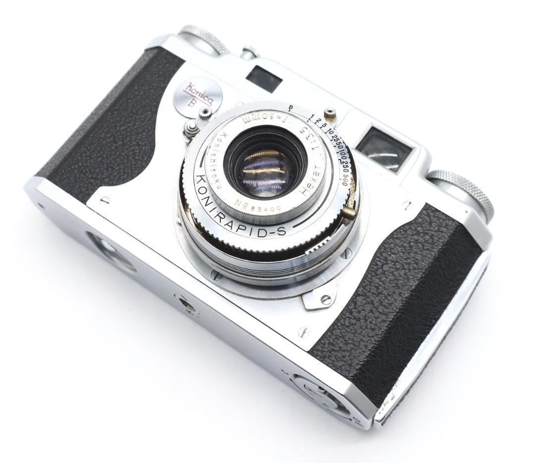 【動作確認済】Konica IIIA 50mm f/1.8 フィルムカメラ 完動品】Konica IIIA 50mm 1.8レンジファインダー 動作確認済 Konica