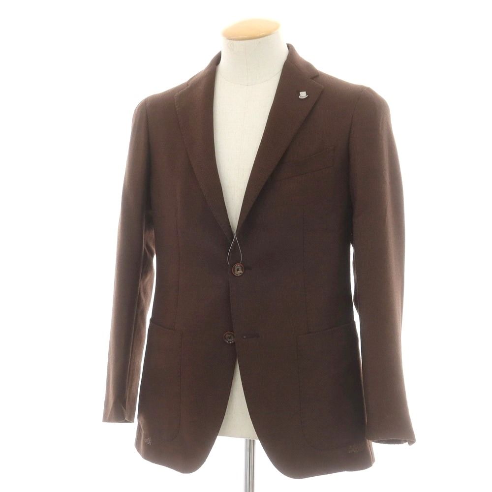 タリアトーレ TAGLIATORE ウール テーラードジャケット ブラウン サイズ44 メンズ